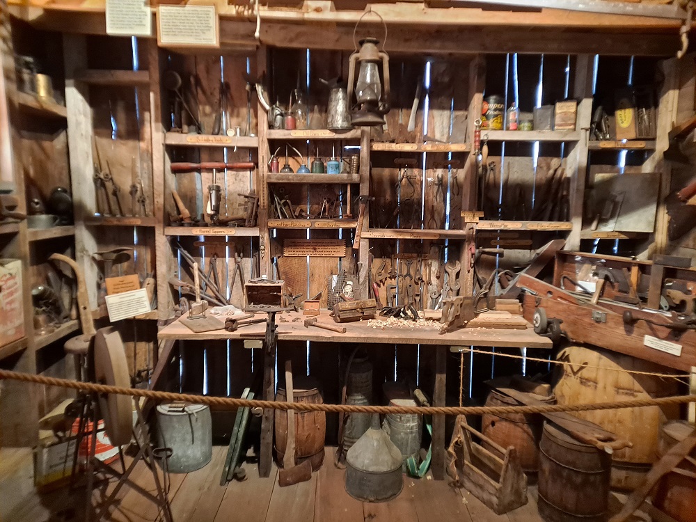 Farm Hand Tools exhibit