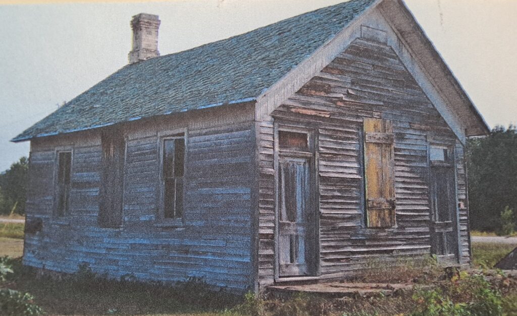 Scranton schoolhouse before deconstruction